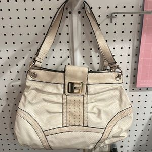 White Guess shoulder bag